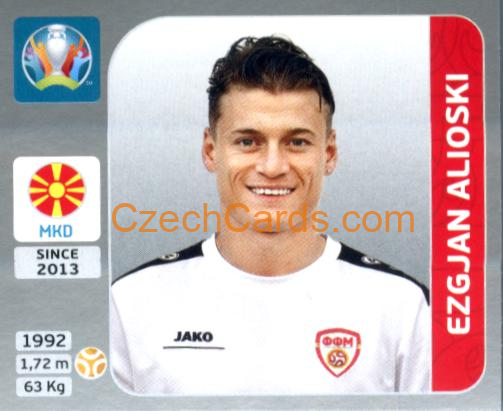 Ezgjan Alioski 2020 Panini EURO Sticker Pearl Ed. #299
