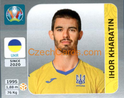 Ihor Kharatin 2020 Panini EURO Sticker Pearl Ed. #331