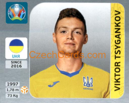 Viktor Tsygankov 2020 Panini EURO Sticker Pearl Ed. #338