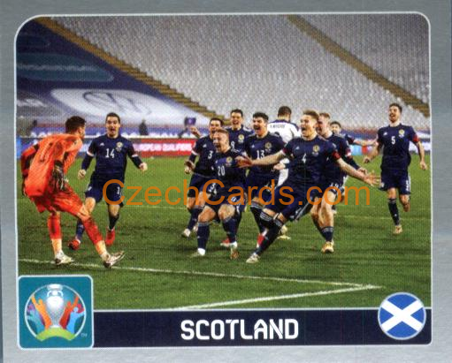 Group D. Scotland 2020 Panini EURO Sticker Pearl Ed. #346