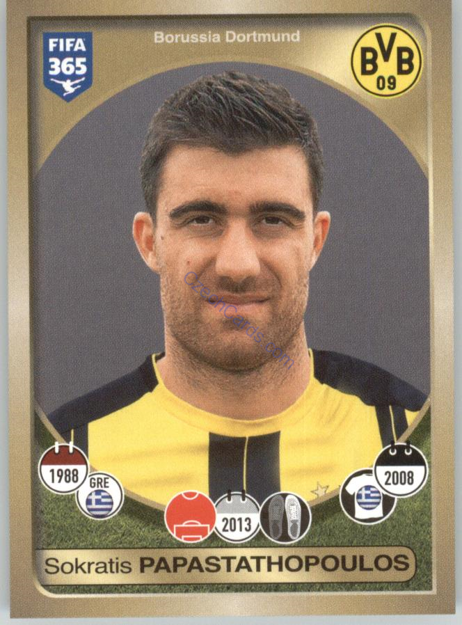 Sokratis Papastathopoulos Panini 2017 FIFA 365 Sticker #311