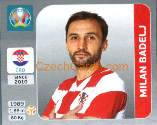 Milan Badelj 2020 Panini EURO Sticker Pearl Ed. #357