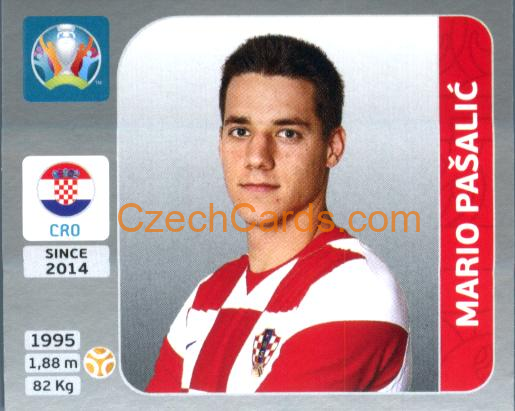 Mario Pašalić 2020 Panini EURO Sticker Pearl Ed. #361