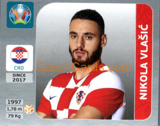 Nikola Vlašić 2020 Panini EURO Sticker Pearl Ed. #362