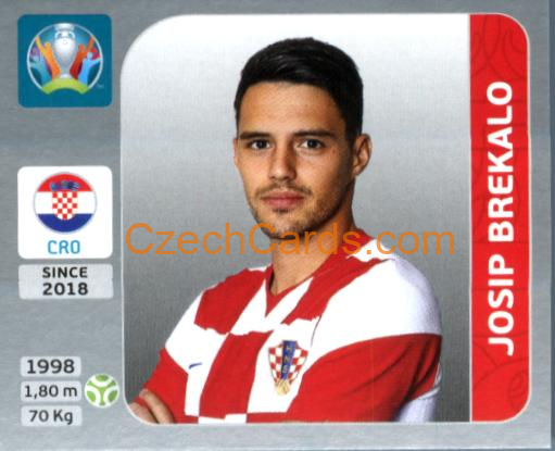 Josip Brekalo 2020 Panini EURO Sticker Pearl Ed. #363