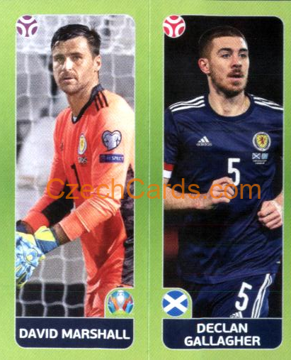 Marshall / Gallagher 2020 Panini EURO Sticker Pearl Ed. #428