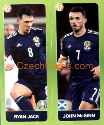 Jack / McGinn 2020 Panini EURO Sticker Pearl Ed. #431