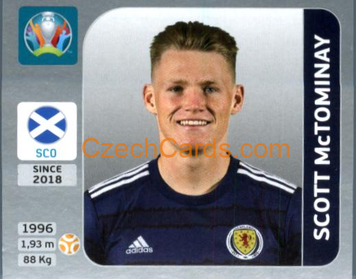 Scott McTominay 2020 Panini EURO Sticker Pearl Ed. #451