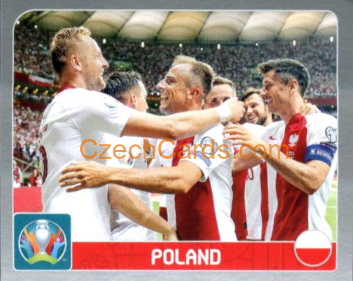 Group E. Poland 2020 Panini EURO Sticker Pearl Ed. #455