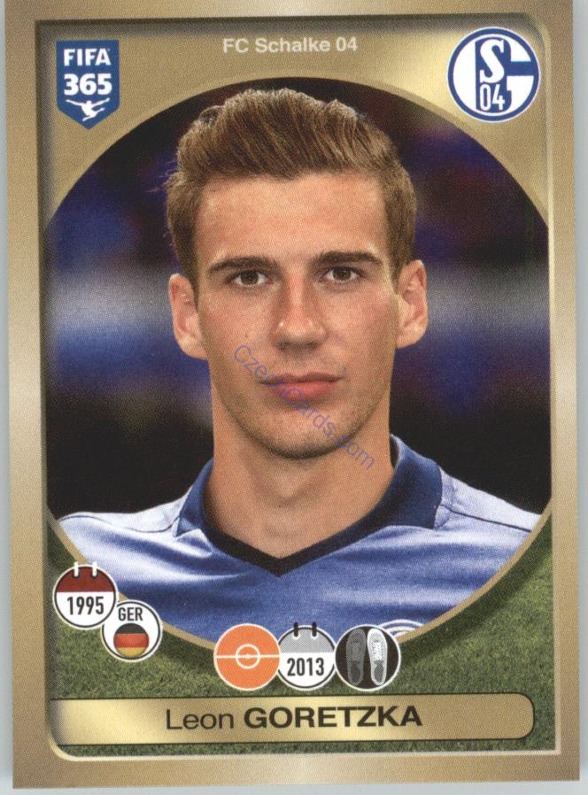 Leon Goretzka Panini 2017 FIFA 365 Sticker #332