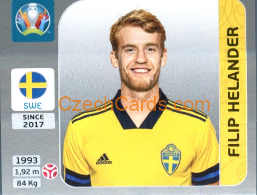 Filip Helander 2020 Panini EURO Sticker Pearl Ed. #552
