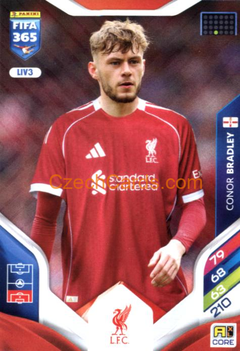 Conor Bradley 2026 Panini Adrenalyn #LIV3