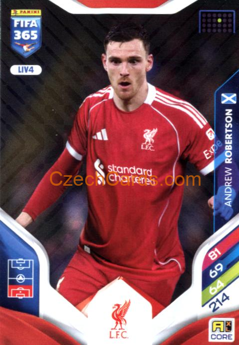 Andrew Robertson 2026 Panini Adrenalyn #LIV4