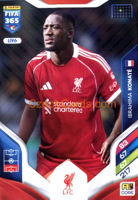Ibrahima Konaté 2026 Panini Adrenalyn #LIV6