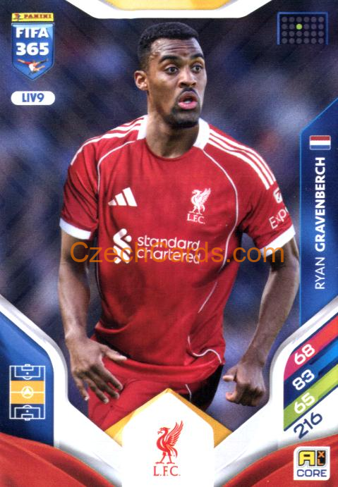 Ryan Gravenberch 2026 Panini Adrenalyn #LIV9
