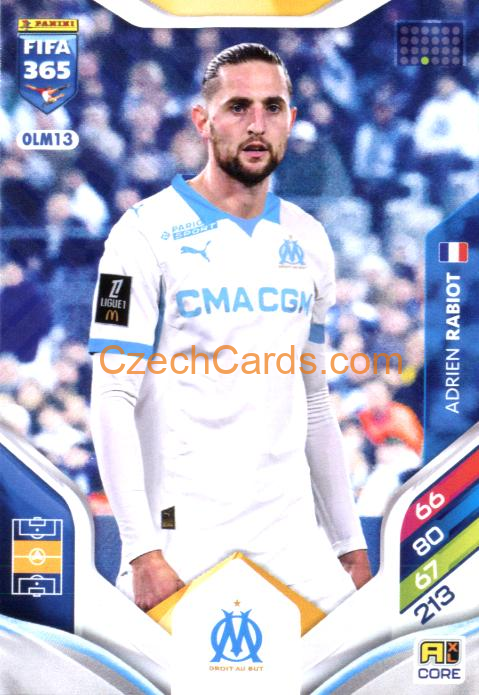 Adrien Rabiot 2026 Panini Adrenalyn #OLM13