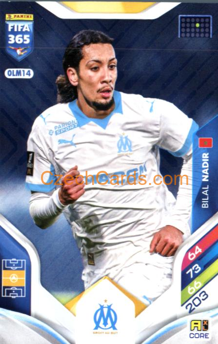 Bilal Nadir 2026 Panini Adrenalyn #OLM14