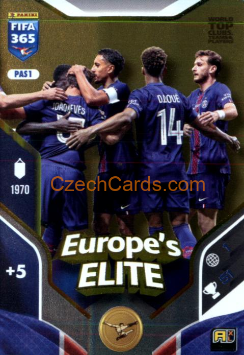 Europe's Elite Paris Saint-Germain 2026 Panini Adrenalyn #PAS1