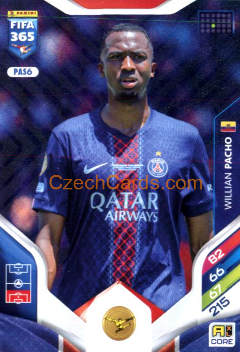 Willian Pacho 2026 Panini Adrenalyn #PAS6