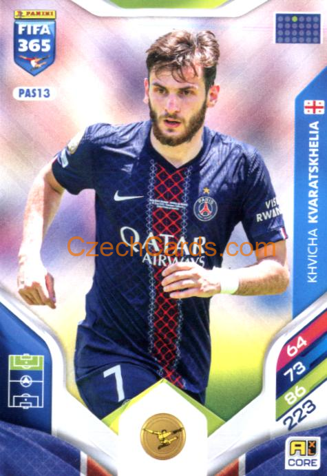 Khvicha Kvaratskhelia 2026 Panini Adrenalyn #PAS13