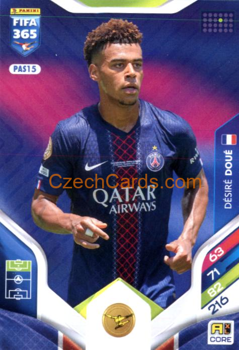 Désiré Doué 2026 Panini Adrenalyn #PAS15