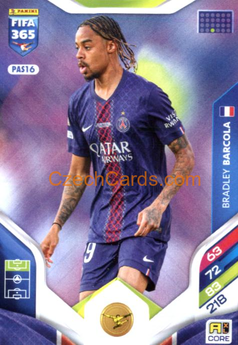 Bradley Barcola 2026 Panini Adrenalyn #PAS16