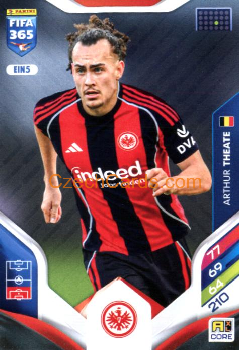 Arthur Theate 2026 Panini Adrenalyn #EIN5