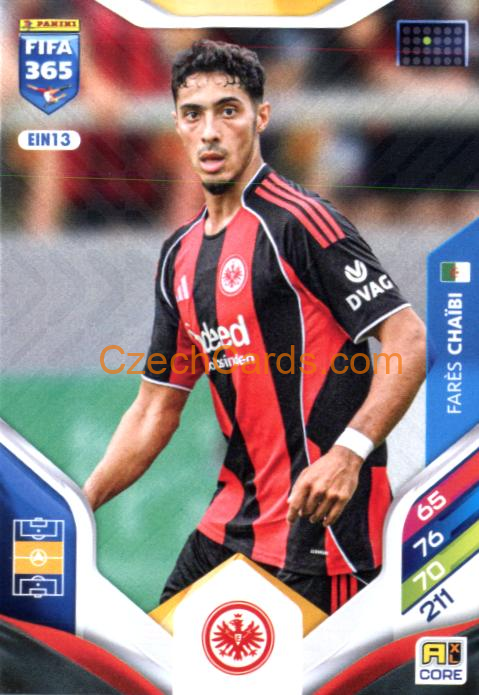 Farès Chaïbi 2026 Panini Adrenalyn #EIN13