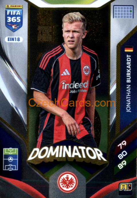 Jonathan Burkardt 2026 Panini Adrenalyn #EIN18