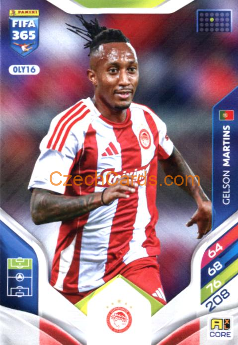Gelson Martins 2026 Panini Adrenalyn #OLY16