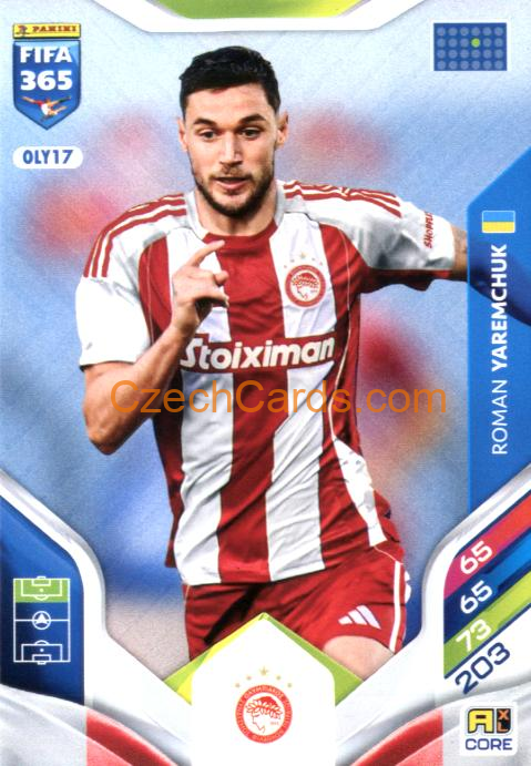 Roman Yaremchuk 2026 Panini Adrenalyn #OLY17