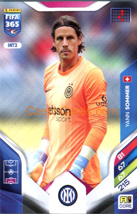 Yann Sommer 2026 Panini Adrenalyn #INT2