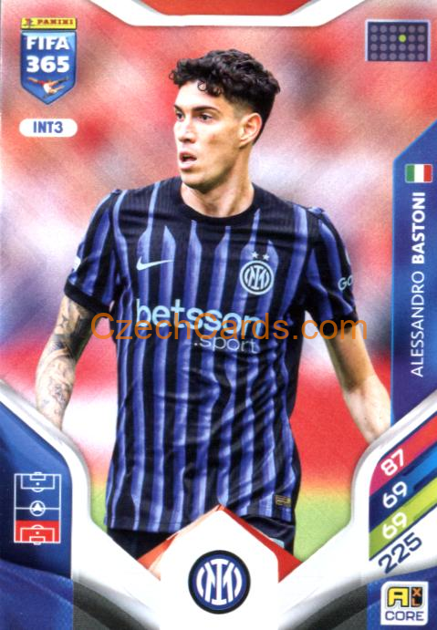 Alessandro Bastoni 2026 Panini Adrenalyn #INT3