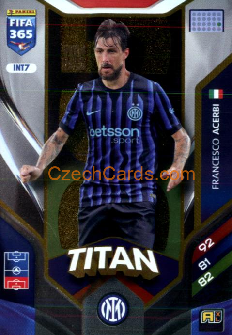 Francesco Acerbi 2026 Panini Adrenalyn #INT7