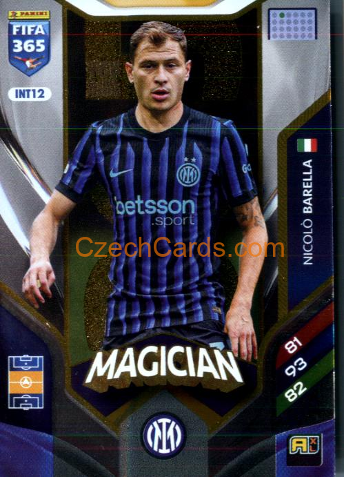 Nicolò Barella 2026 Panini Adrenalyn #INT12