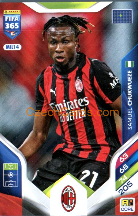 Samuel Chukwueze 2026 Panini Adrenalyn #MIL14