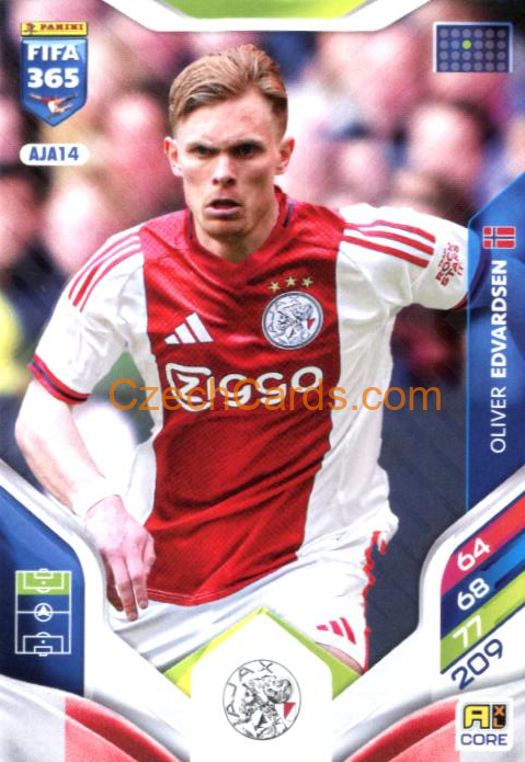 Oliver Edvardsen 2026 Panini Adrenalyn #AJA14