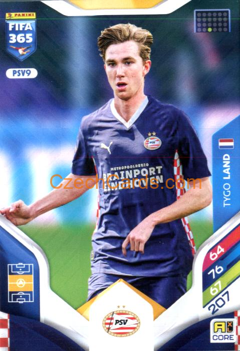 Tygo Land 2026 Panini Adrenalyn #PSV9