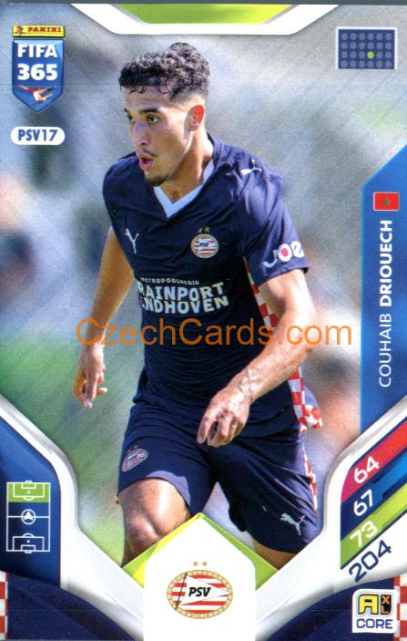 Couhaib Driouech 2026 Panini Adrenalyn #PSV17