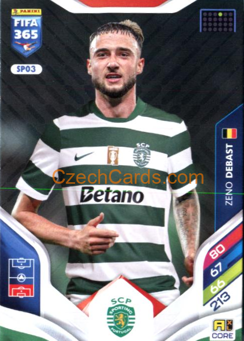 Zeno Debast 2026 Panini Adrenalyn #SPO3
