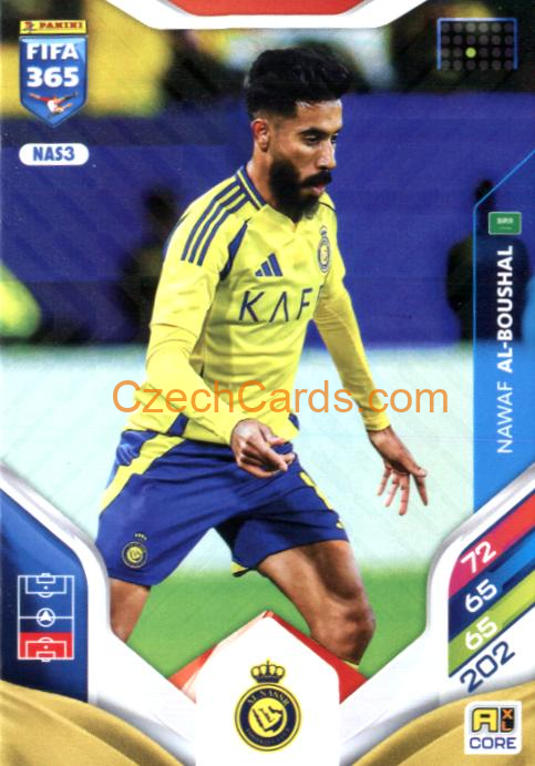 Nawaf Al-Boushal 2026 Panini Adrenalyn #NAS3
