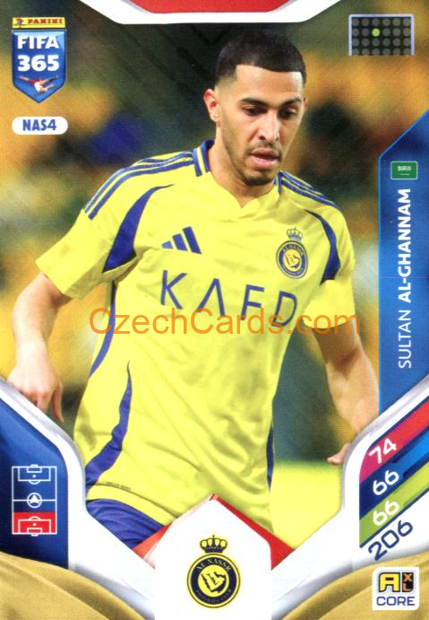 Sultan Al-Ghannam 2026 Panini Adrenalyn #NAS4