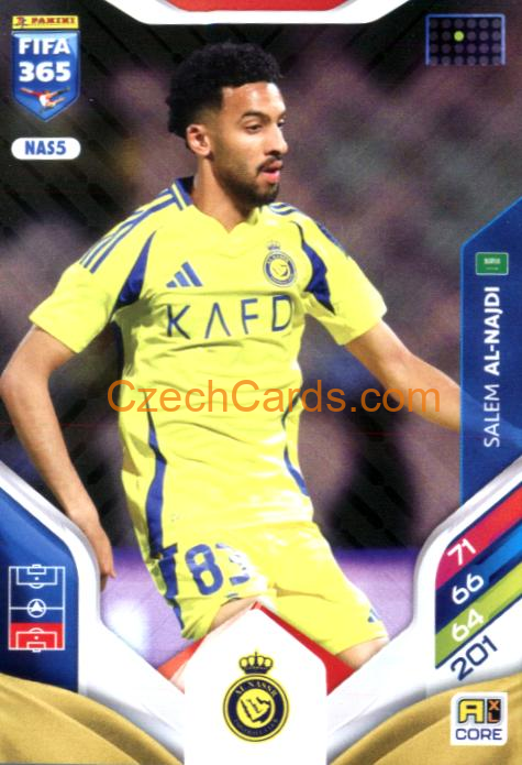 Salem Al-Najdi 2026 Panini Adrenalyn #NAS5