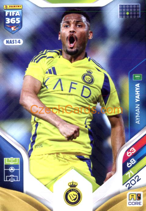 Ayman Yahya 2026 Panini Adrenalyn #NAS14