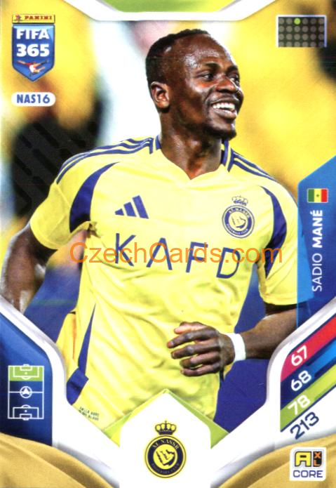 Sadio Mané 2026 Panini Adrenalyn #NAS16