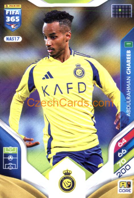 Abdulrahman Ghareeb 2026 Panini Adrenalyn #NAS17