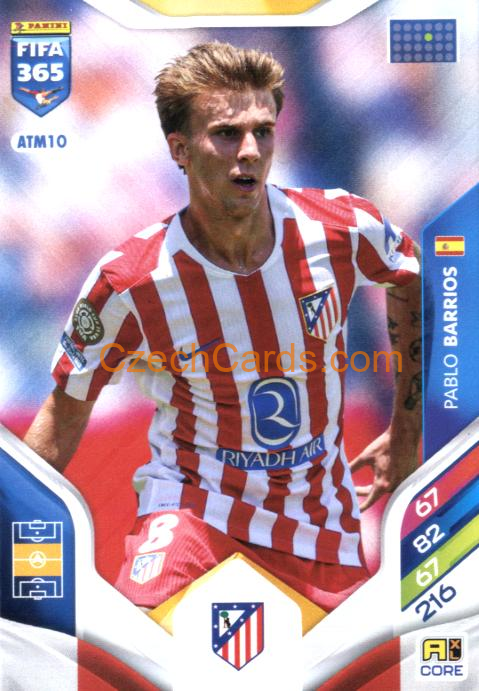 Pablo Barrios 2026 Panini Adrenalyn #ATM10