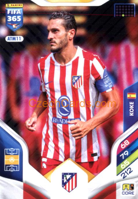 Koke 2026 Panini Adrenalyn #ATM11