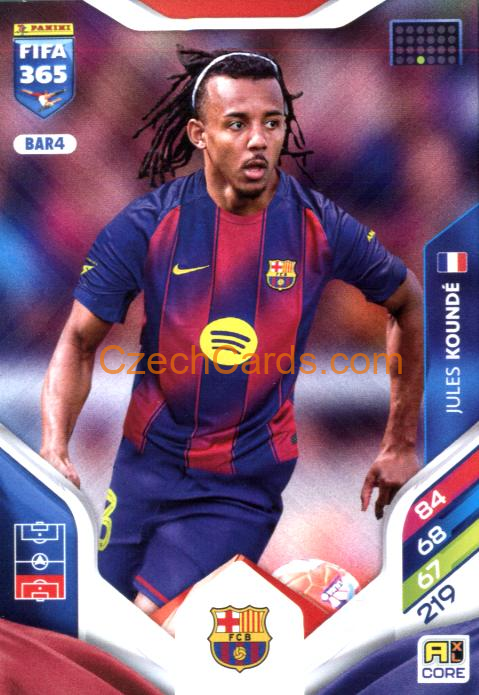 Jules Koundé 2026 Panini Adrenalyn #BAR4