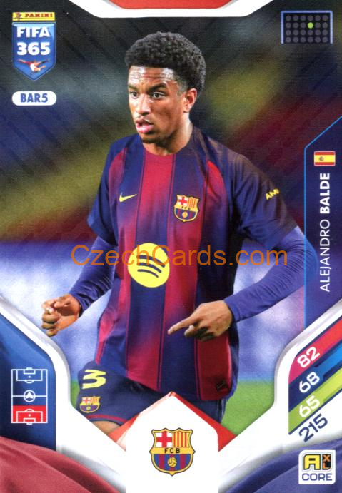Alejandro Balde 2026 Panini Adrenalyn #BAR5